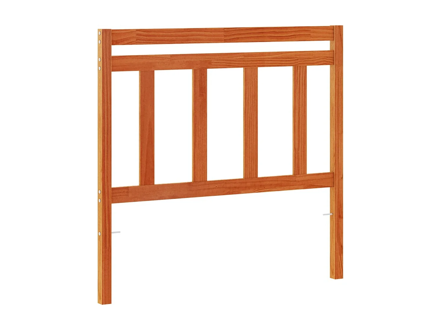 Tête de lit cire marron 100 cm bois massif de pin