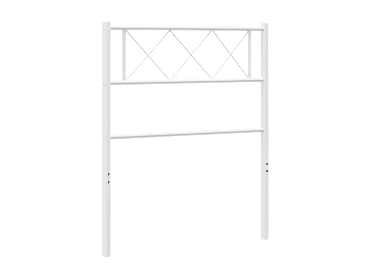 Tête de lit métal blanc 100 cm