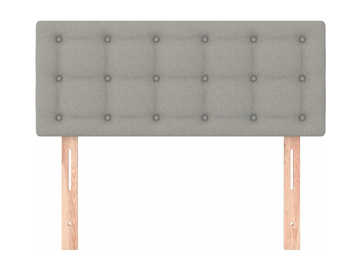 Tête de lit Gris clair 90x5x78/88 cm Tissu