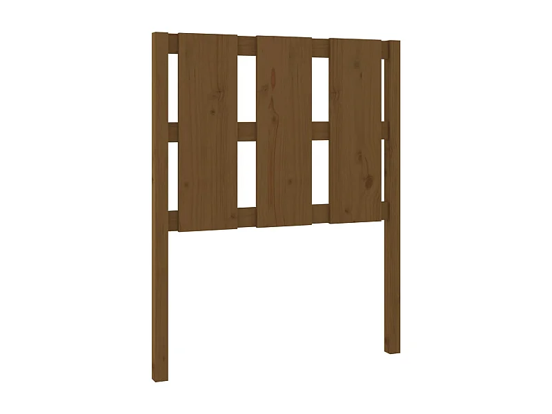 Cabeceira de cama 80,5x4x100 cm pinho maciço castanho mel
