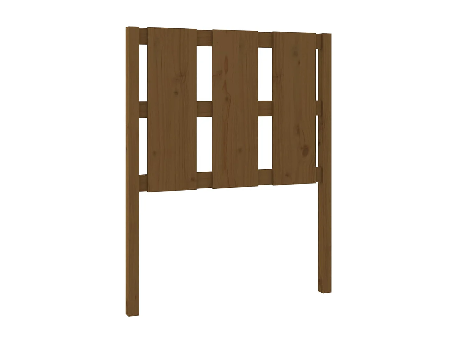 Cabeceira de cama 80,5x4x100 cm pinho maciço castanho mel