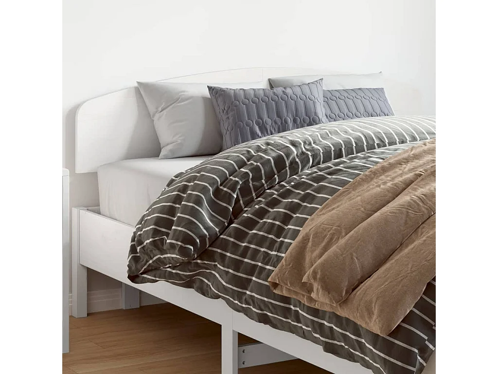 Cabecero de cama madera maciza de pino blanco 160 cm