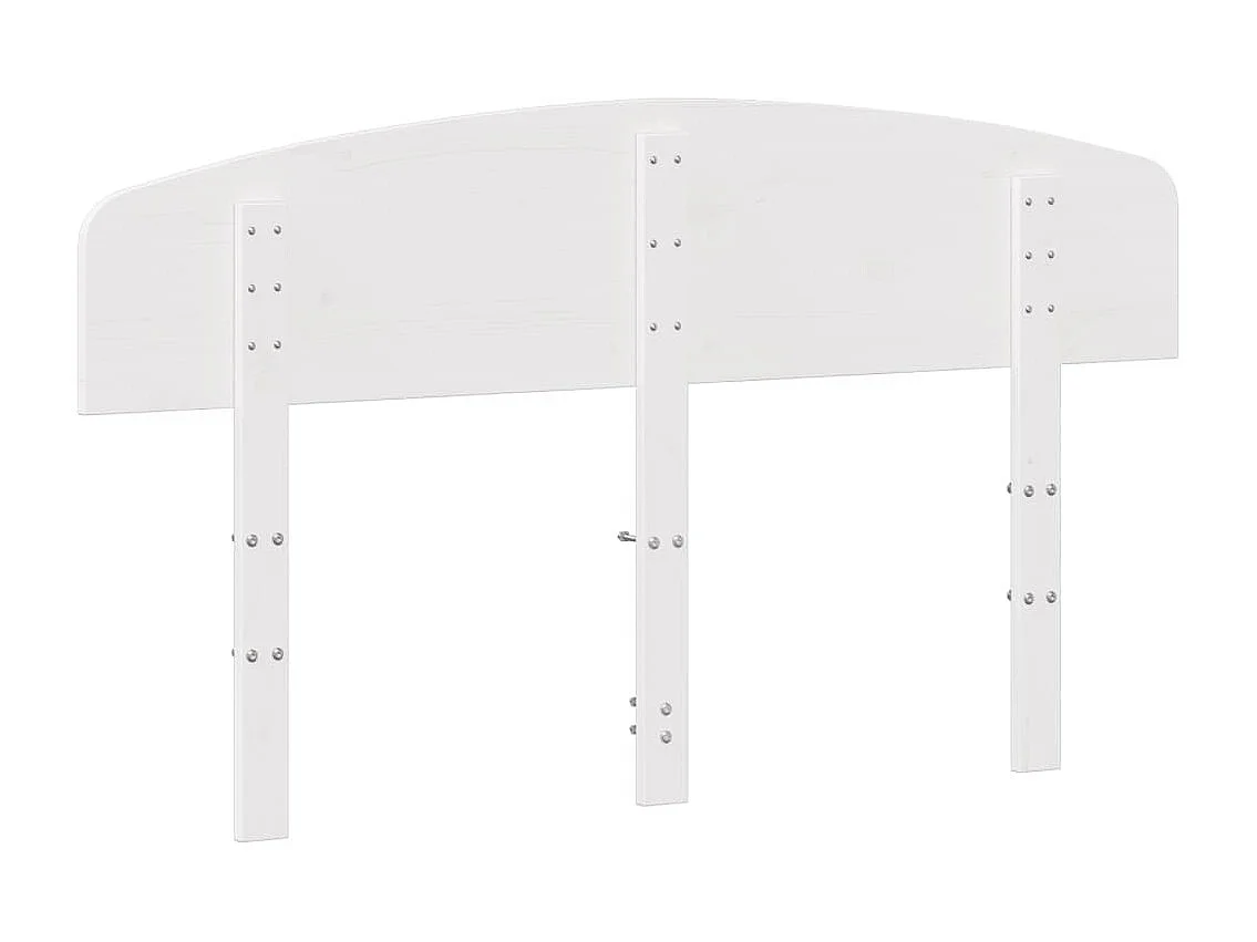 Cabecero de cama madera maciza de pino blanco 160 cm