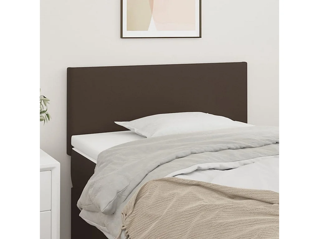 Tête de lit Marron 80x5x78/88 cm Similicuir