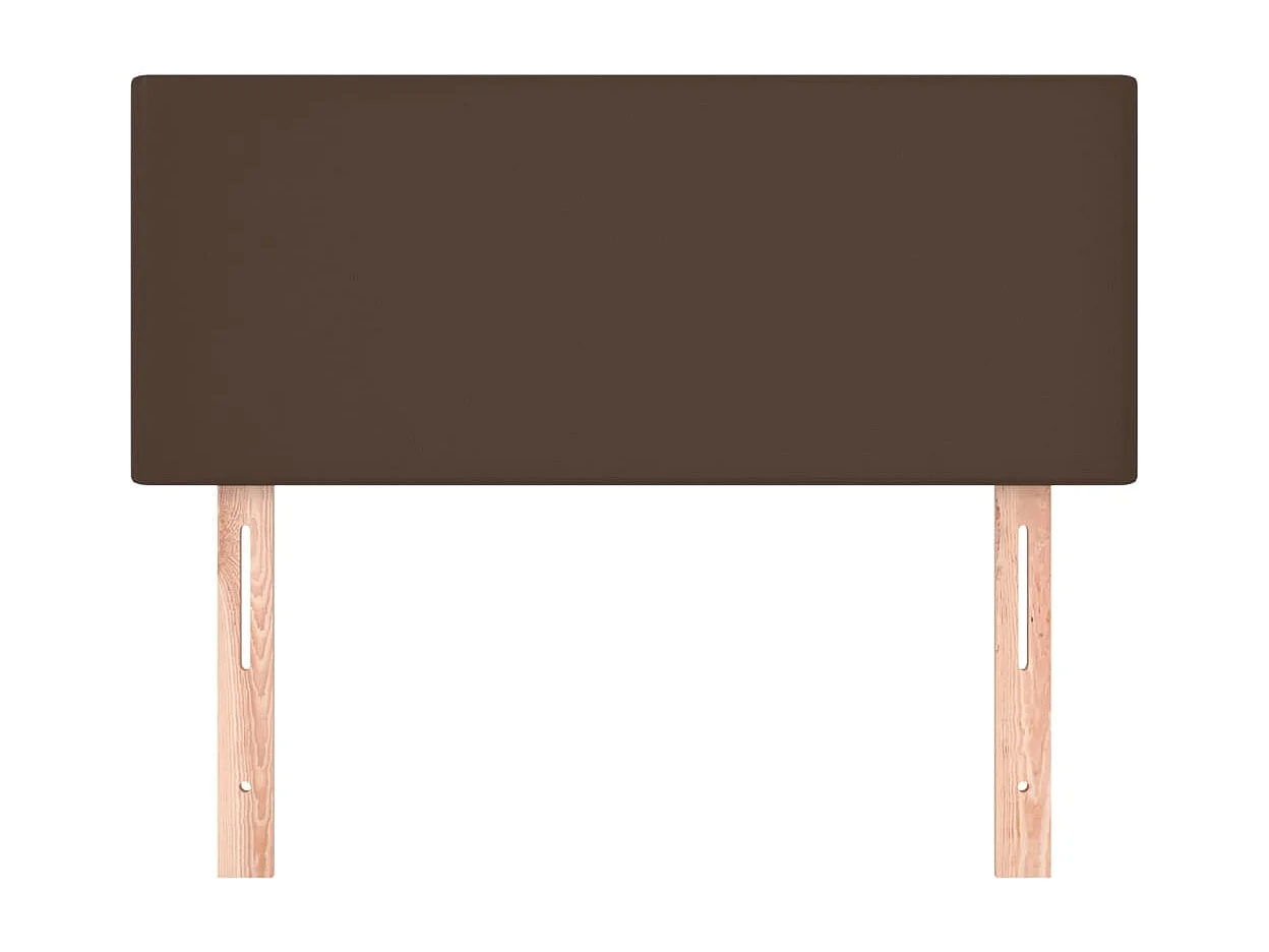 Tête de lit Marron 80x5x78/88 cm Similicuir