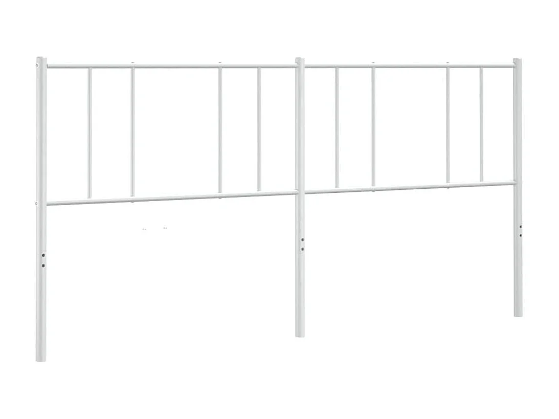 Tête de lit métal blanc 193 cm