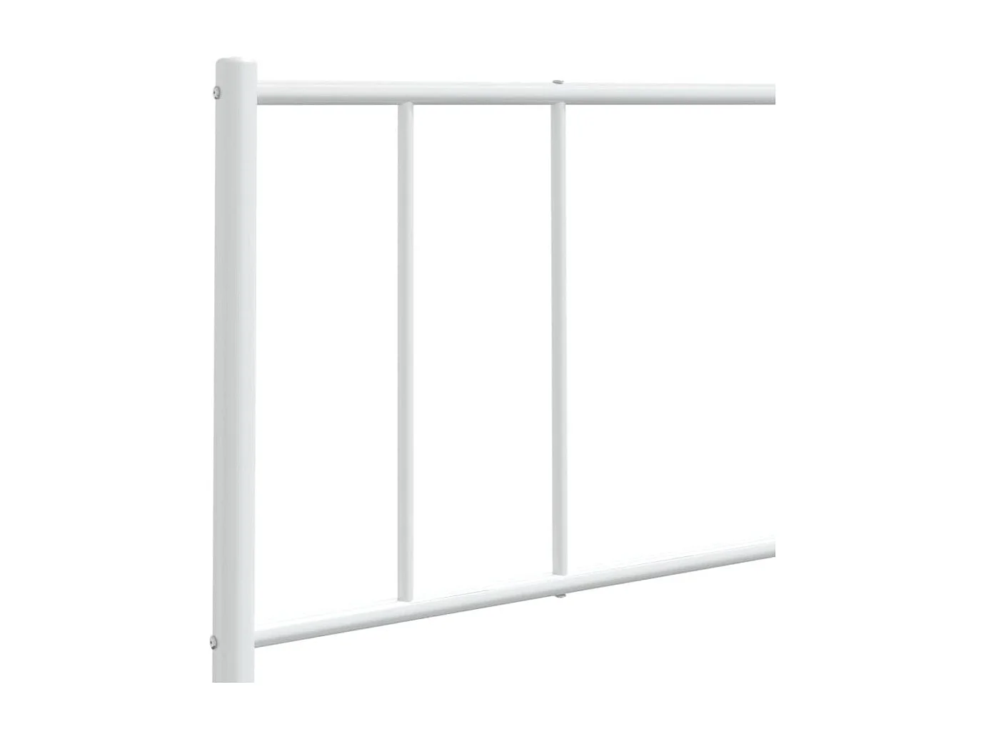 Tête de lit métal blanc 193 cm