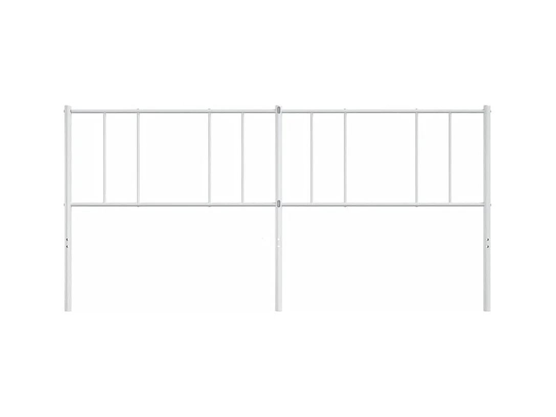 Cabecero de metal blanco 193 cm