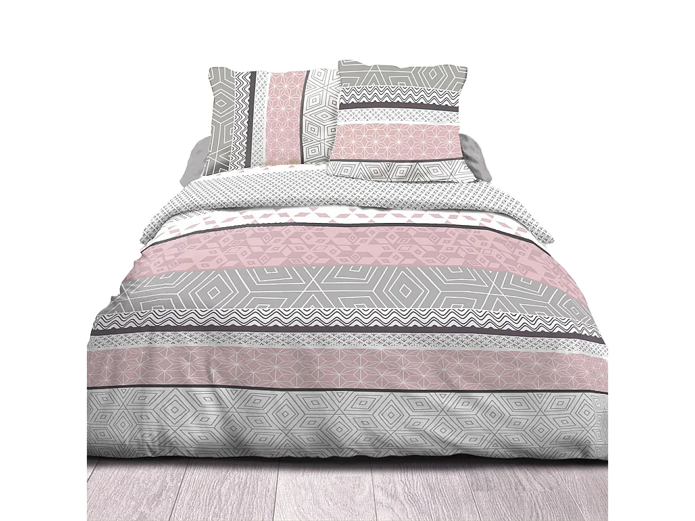 Parure de couette coton Leon Taille 240 x 260 cm Couleur Dorée