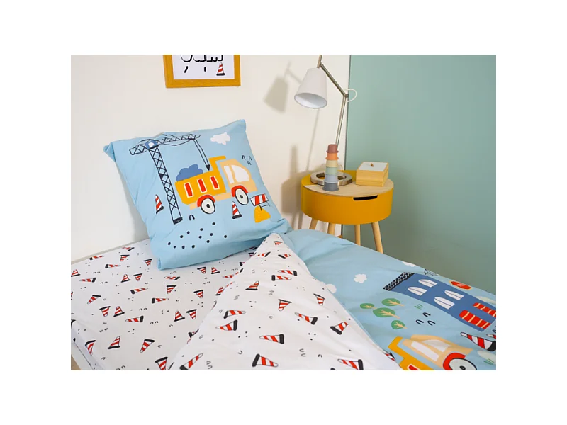 Kinderbettwäsche aus Bio-Baumwolle Arbeiten 140x200 cm