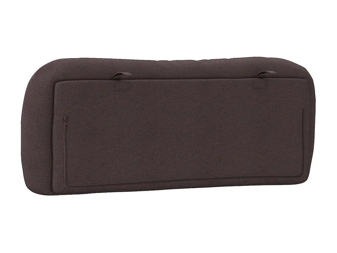 Tête de lit coussin marron foncé 100 cm tissu