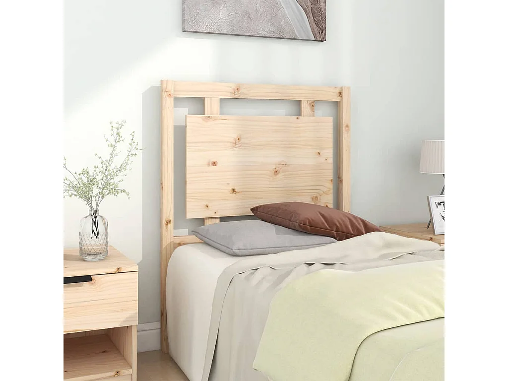 Tête de lit 80,5x4x100 cm Bois massif de pin