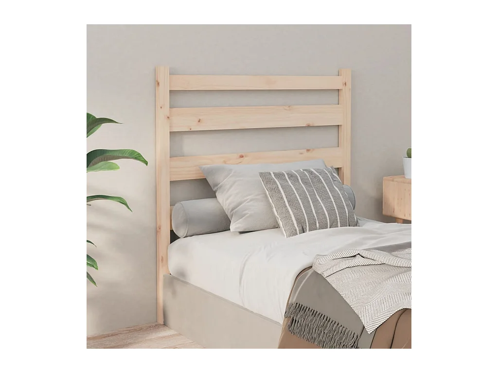 Tête de lit 81x4x100 cm Bois massif de pin