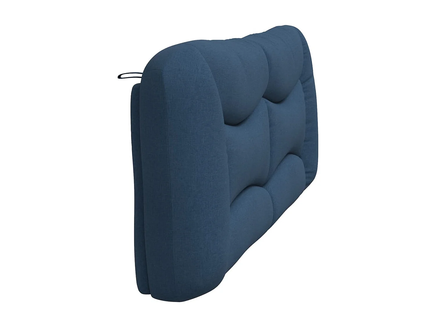 Tête de lit coussin bleu 200 cm tissu