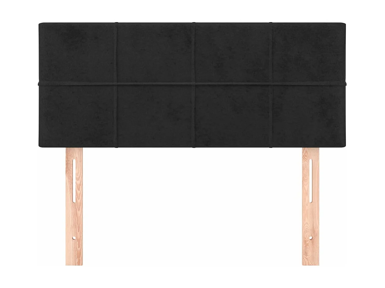 Tête de lit Noir 90x5x78/88 cm Velours
