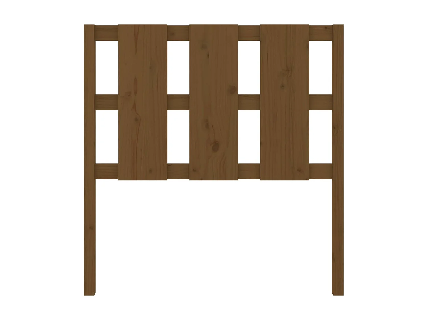 Tête de lit Marron miel 105,5x4x100 cm Bois massif de pin