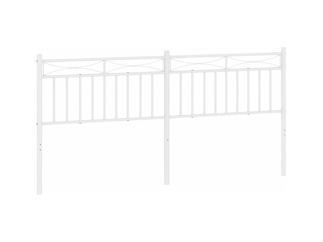 Cabecero de metal blanco 193 cm