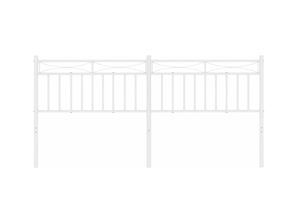 Cabecero de metal blanco 193 cm