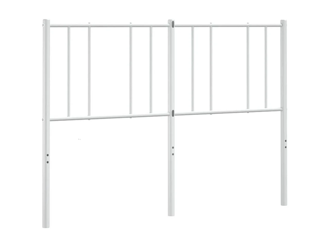 Cabeceira de cama 135 cm metal branco