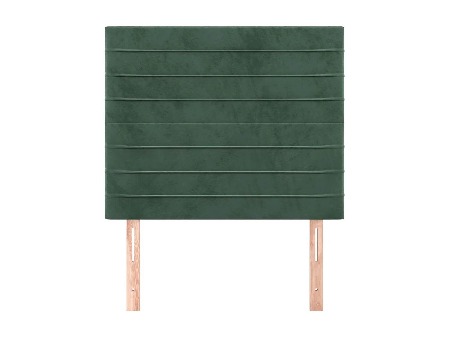 Hoofdborden 2 st 80x5x78/88 cm fluweel donkergroen