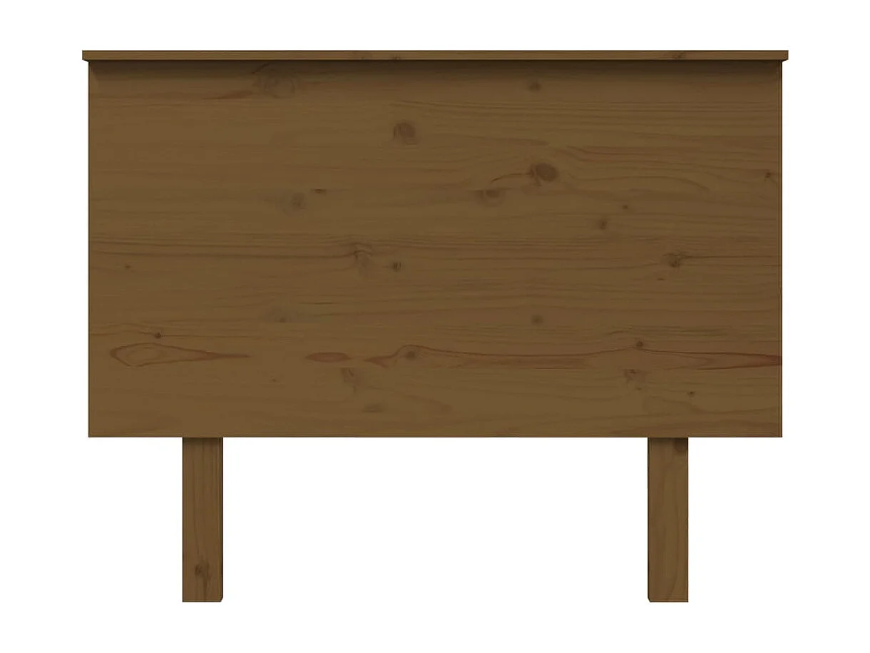 Hoofdbord 104x6x82,5 cm massief grenenhout honingbruin