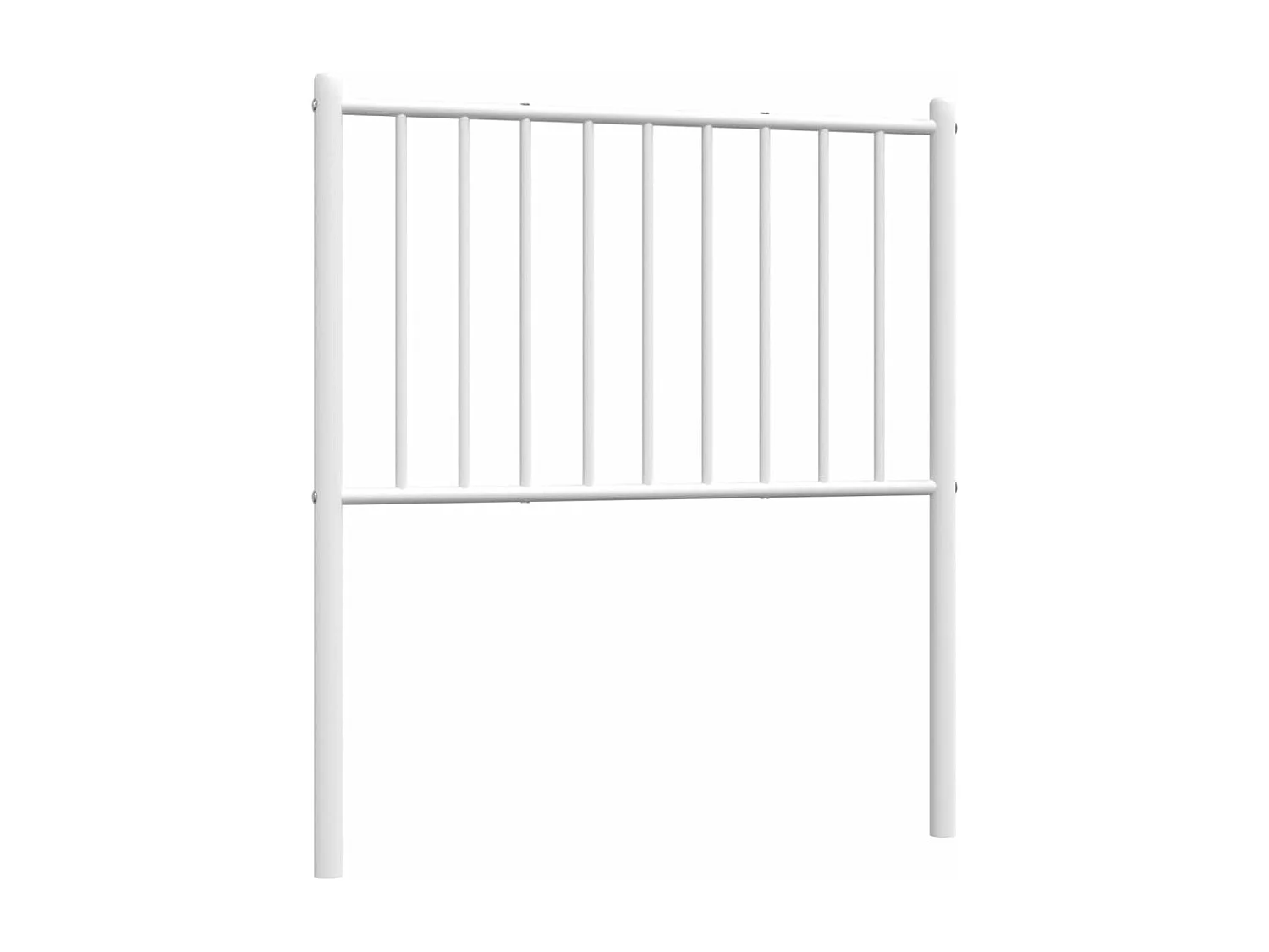 Tête de lit métal blanc 75 cm
