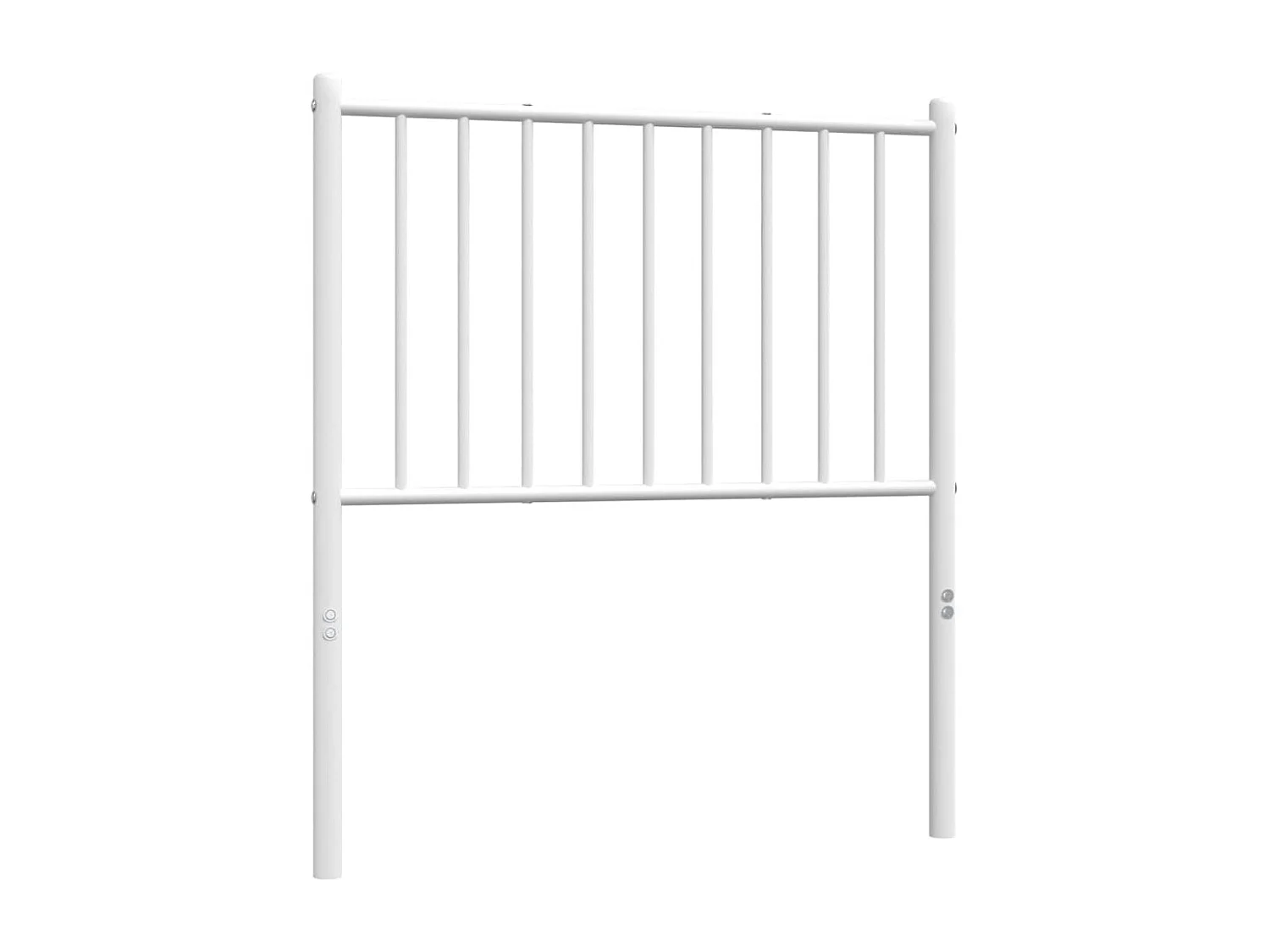 Tête de lit métal blanc 75 cm