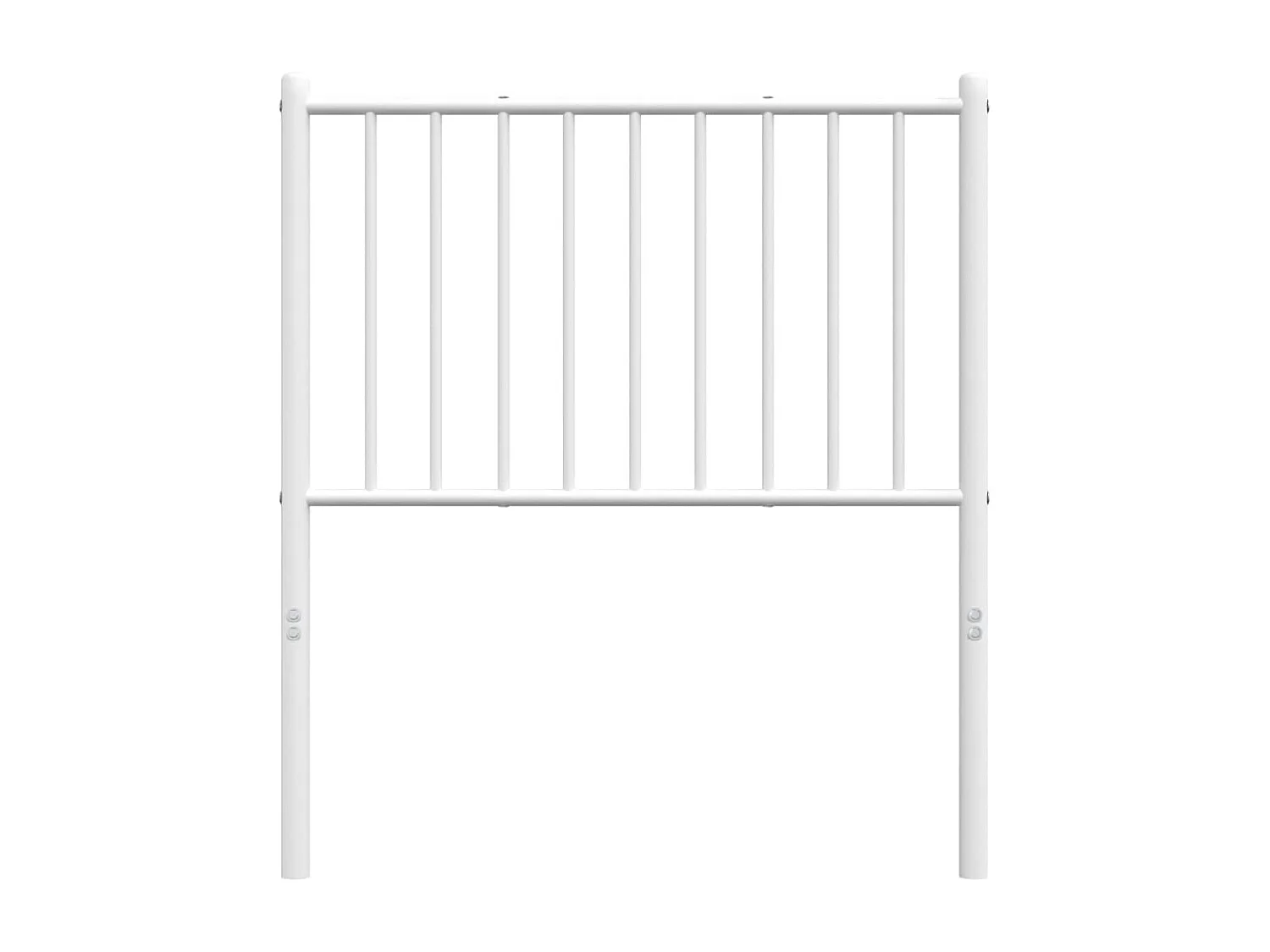 Tête de lit métal blanc 75 cm