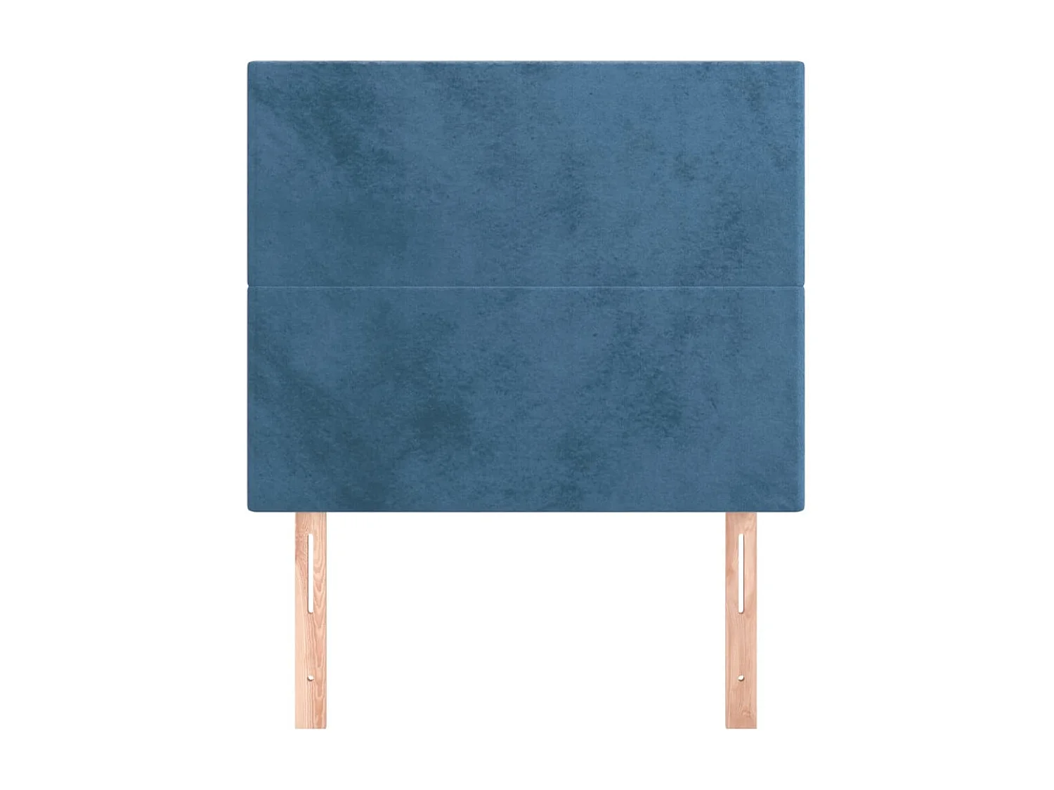 Tête de lit 2 pièces Bleu foncé 100x5x78/88 cm Velours