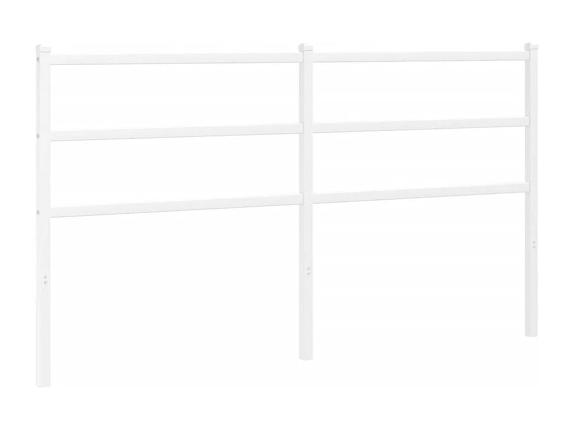 Tête de lit métal blanc 150 cm