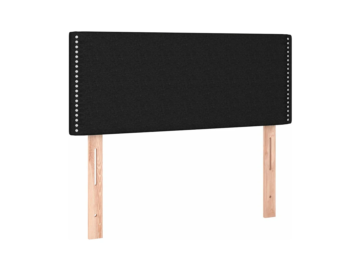 Tête de lit à LED Noir 90x5x78/88 cm Tissu