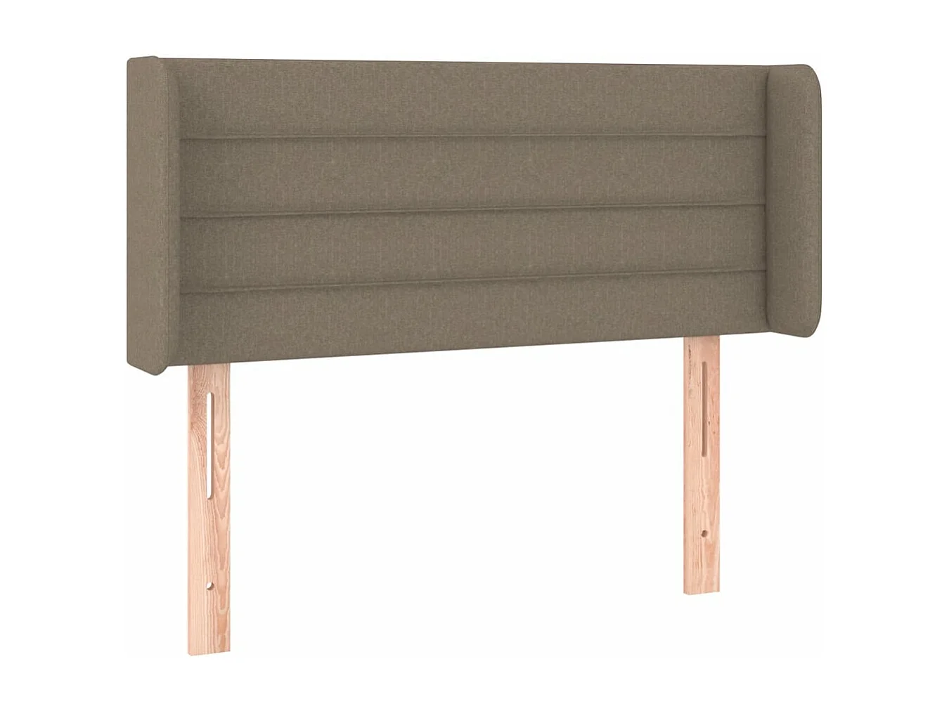 Tête de lit à LED Taupe 93x16x78/88 cm Tissu