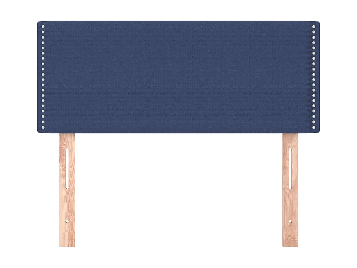 Tête de lit Bleu 100x5x78/88 cm Tissu