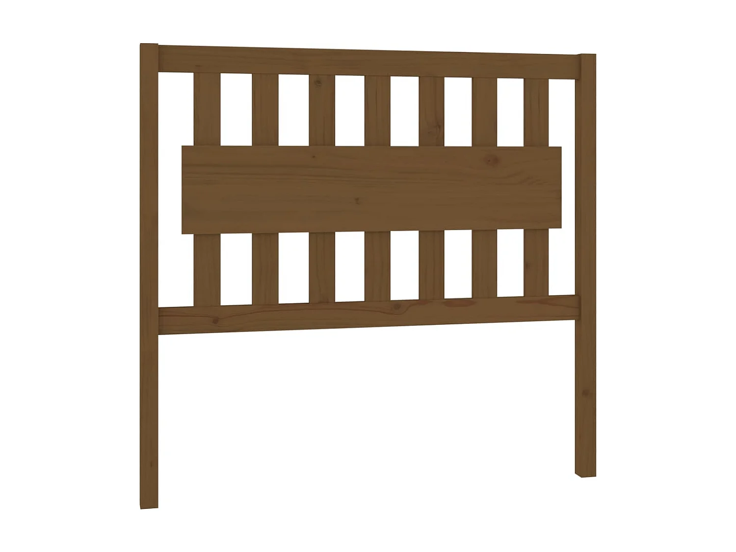 Cabeceira de cama 105,5x4x100 cm pinho maciço castanho mel