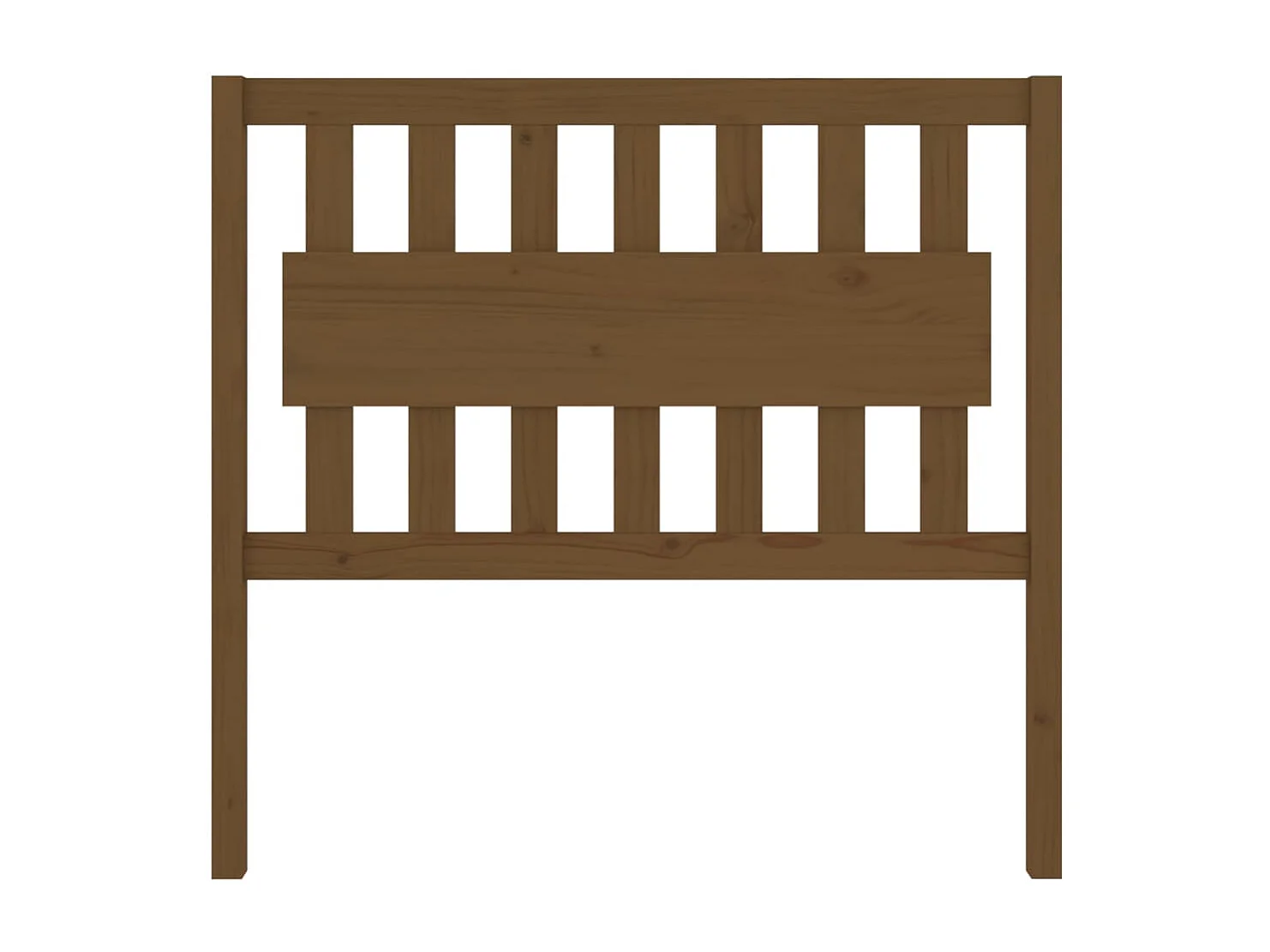 Cabeceira de cama 105,5x4x100 cm pinho maciço castanho mel