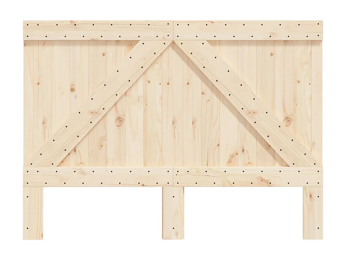 Tête de lit 140x104 cm bois massif de pin