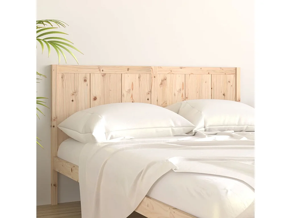 Tête de lit 125,5x4x100 cm Bois massif de pin