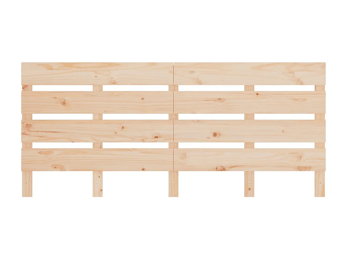Cabeceira de cama 180x3x80 cm madeira de pinho maciça