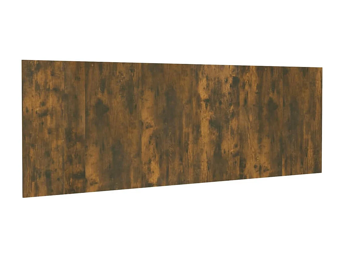 Tête de lit murale Chêne fumé 240x1,5x80 cm Bois d'ingénierie