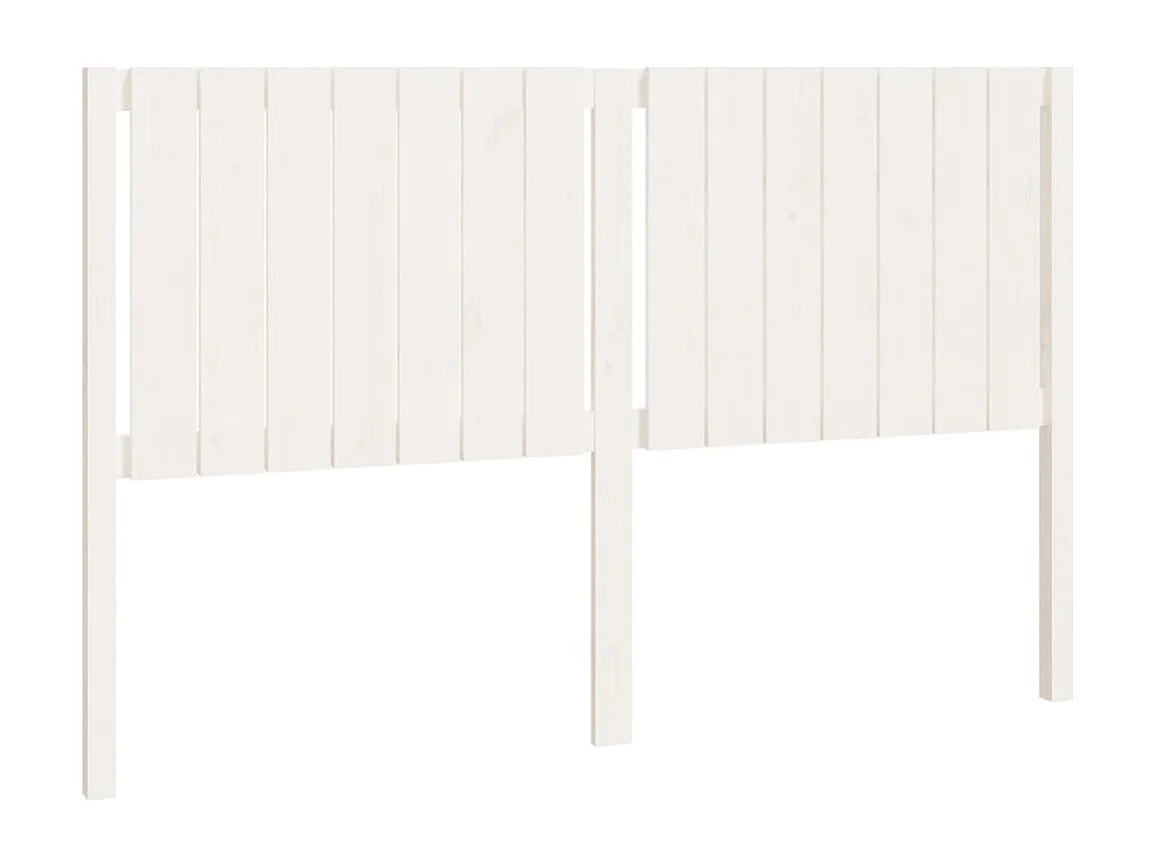 Tête de lit Blanc 165,5x4x100 cm Bois massif de pin