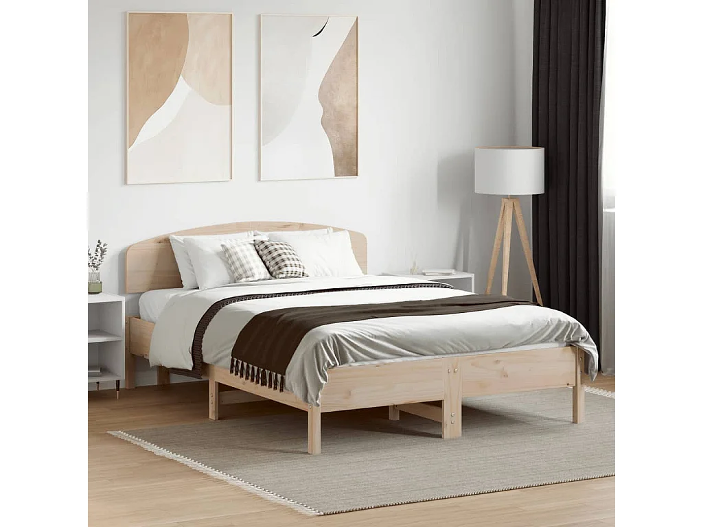 Tête de lit 120 cm bois massif de pin