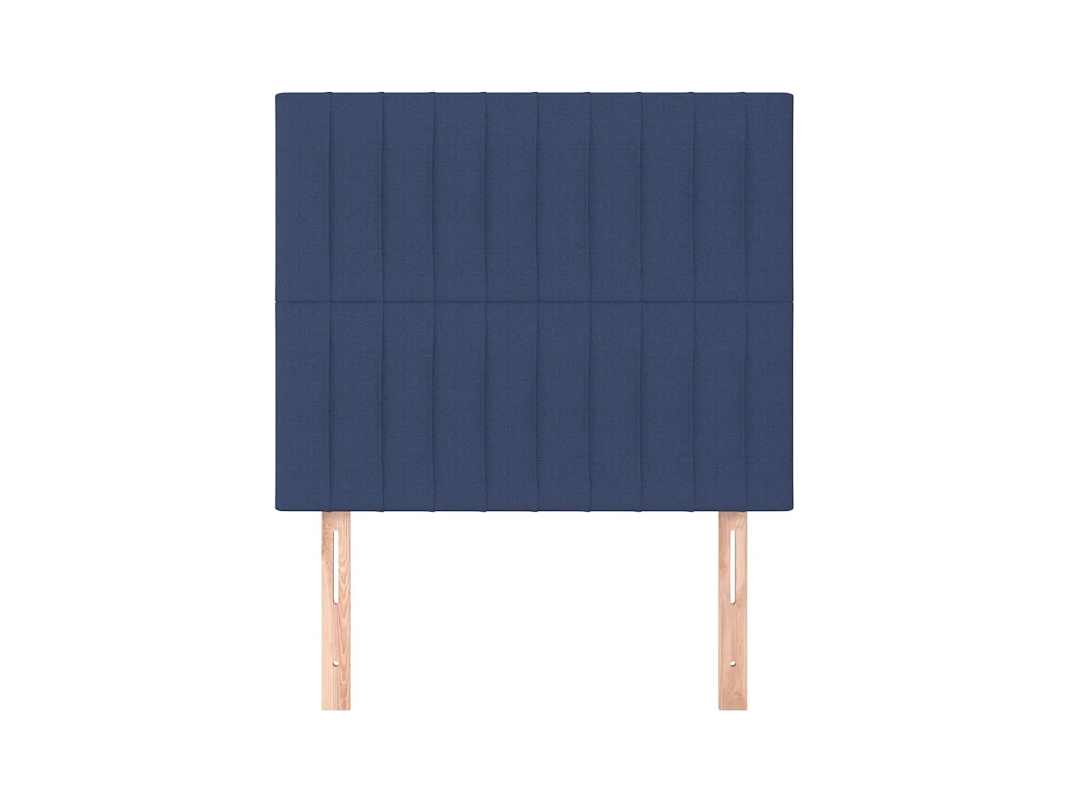 Tête de lit 2 pièces Bleu 100x5x78/88 cm Tissu