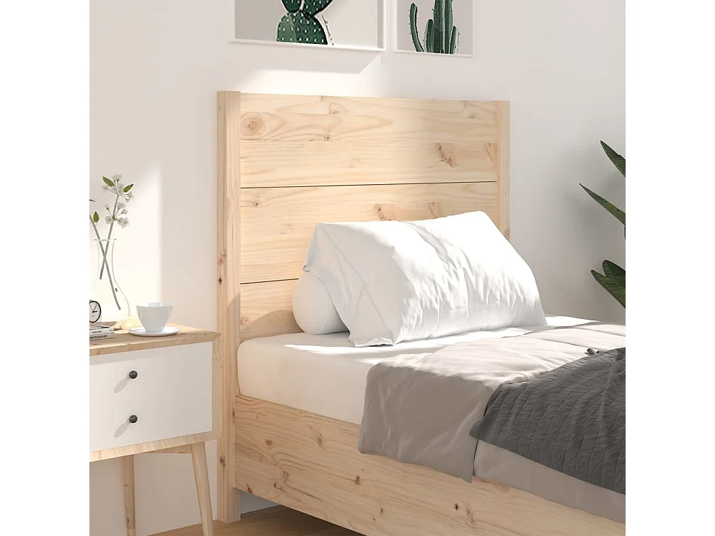 Tête de lit 96x4x100 cm Bois massif de pin