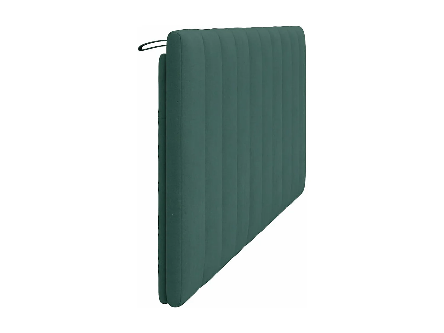 Tête de lit coussin vert foncé 180 cm velours
