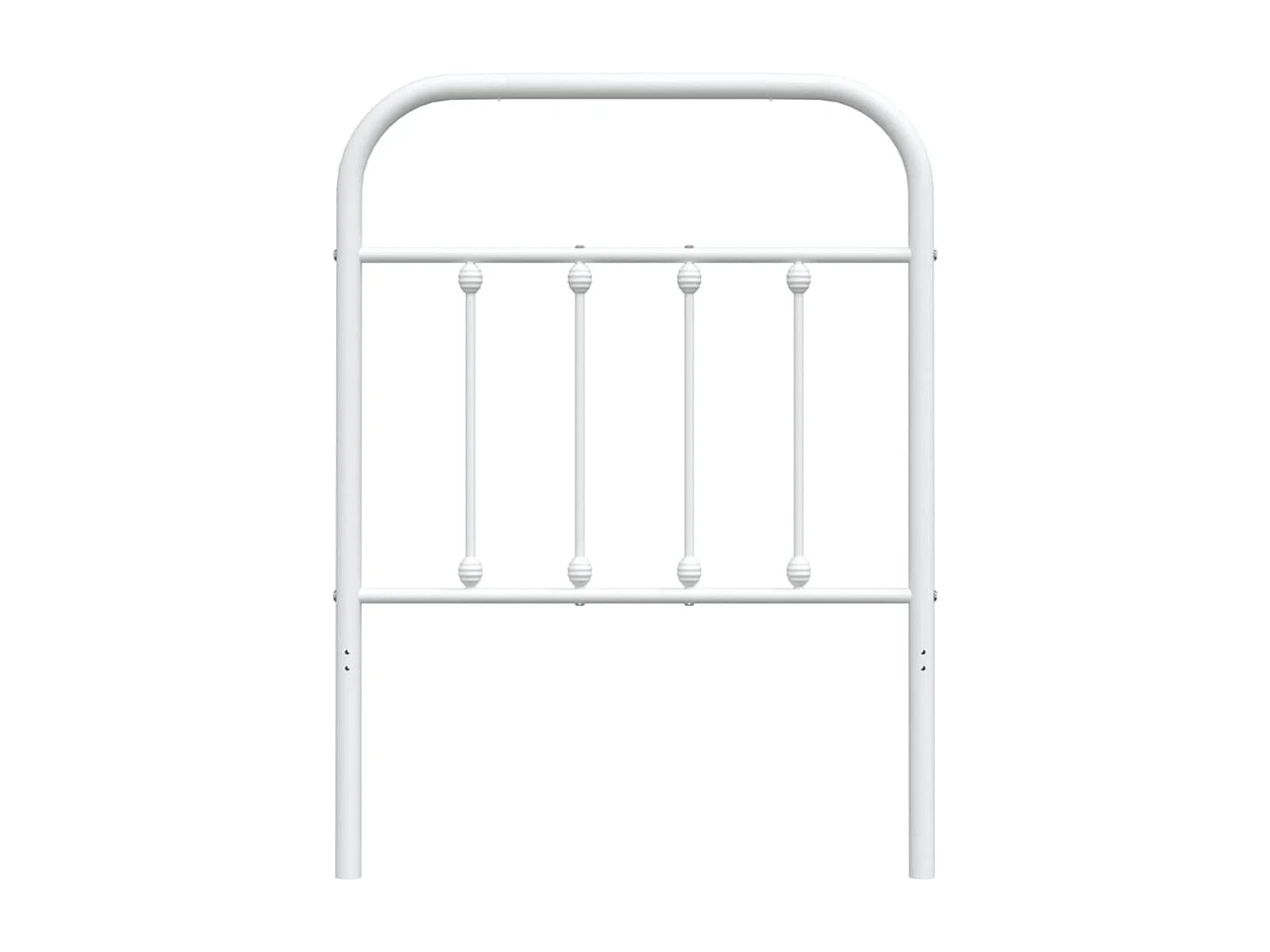 Tête de lit métal blanc 75 cm