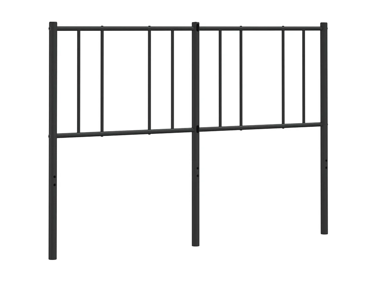Cabeceira de cama 160 cm metal preto