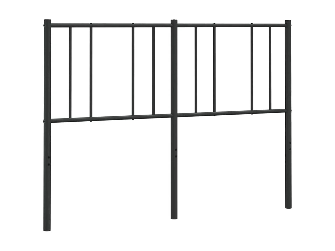 Cabeceira de cama 160 cm metal preto