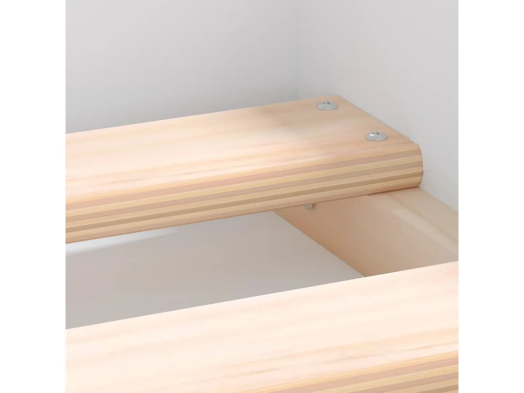 Estructura de cama blanca 100x200 cm