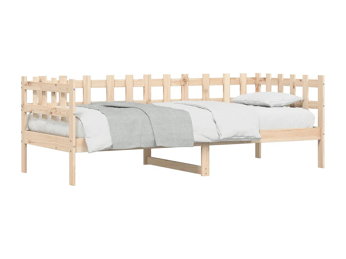 Lit de jour 90x190 cm Bois de pin massif