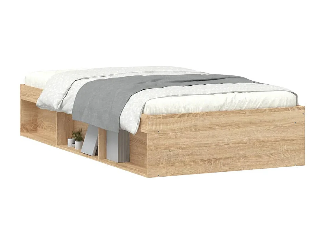 Estrutura de cama 90x200 cm carvalho sonoma